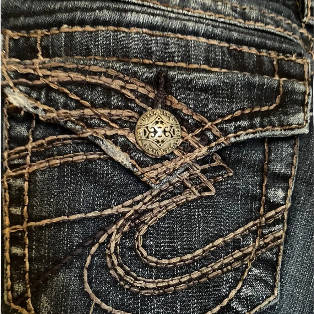 Silver Suki Surplus Bootcut Jeans Size  27 - Picture 5 of 11
